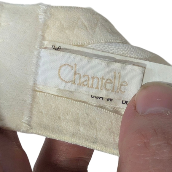 Chantelle Pont Neuf Full Coverage Unlined Elegant Cream Lace Bra 36 DDD 36F - Picture 7 of 8